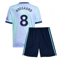 Camiseta Arsenal Martin Odegaard #8 Tercera Equipación Replica 2024-25 para niños mangas cortas (+ Pantalones cortos)